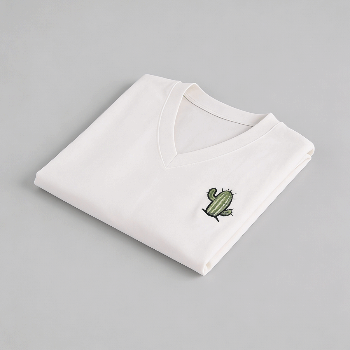 Estampado de Camisetas - CAMISETA DTF CUELLO V ESTAMPADO BOLSILLO