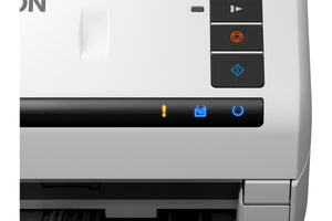 Detalle del panel de control del escáner Epson DS-530X
