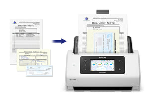 Escaneo de documento en Epson DS-800WN sin hoja portadora