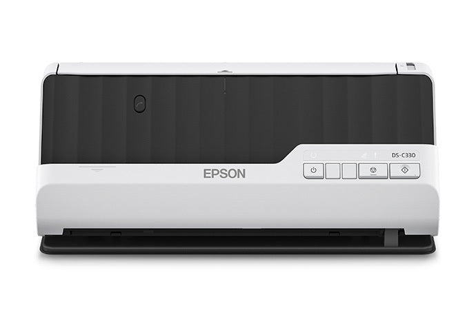 Vista frontal del escáner compacto Epson DS-C330