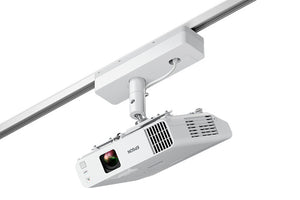 Proyector Epson PowerLite L210W en montaje de riel visto de lado