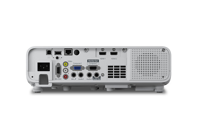 Panel posterior de conexiones del proyector Epson PowerLite L210W