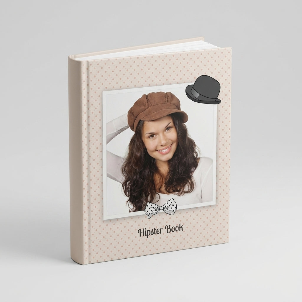 Portada del fotolibro Libro Hipster personalizado para retratos | AUROS