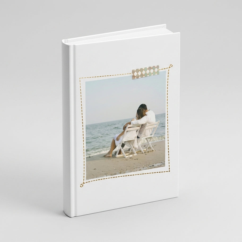 Portada del fotolibro Momentos Mágicos personalizado para pareja | AUROS
