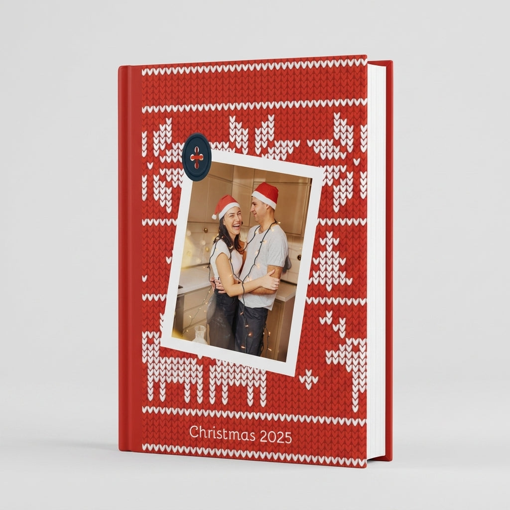Portada del fotolibro Dulce Navidad personalizado para Navidad | AUROS