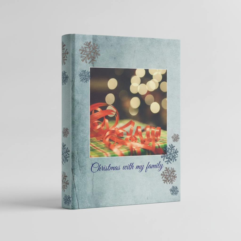 Portada del fotolibro Navidad Vintage personalizado para Navidad | AUROS