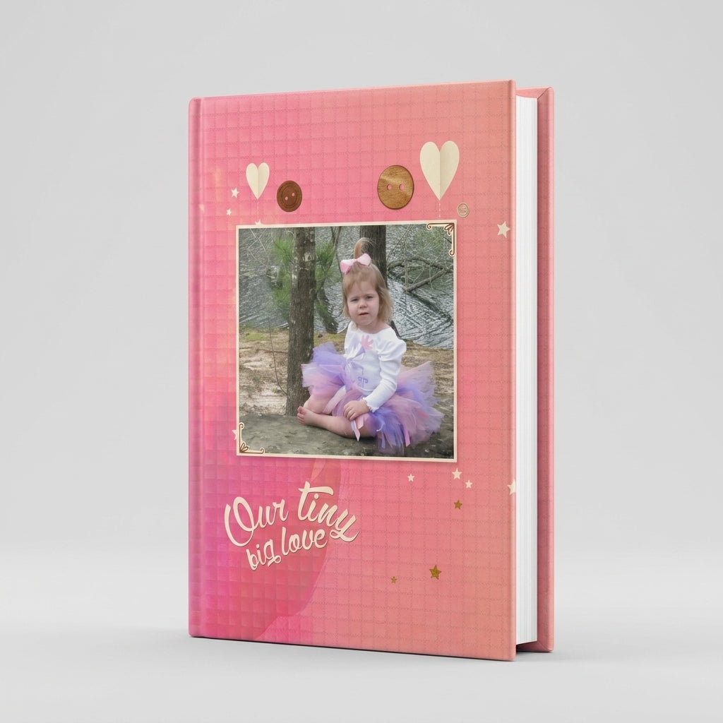 Portada del fotolibro Niña Grande personalizado para crecimiento | AUROS