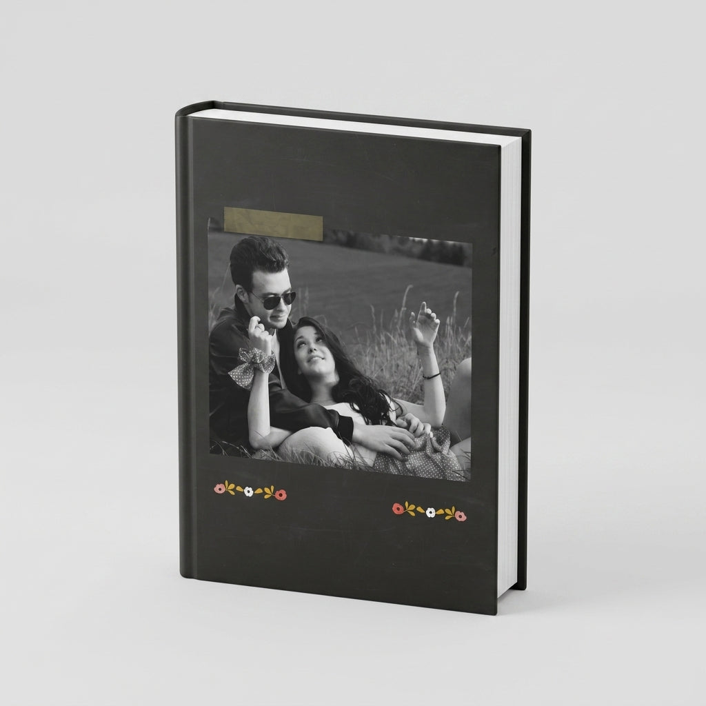 Portada del fotolibro Amor Folk personalizado para pareja | AUROS