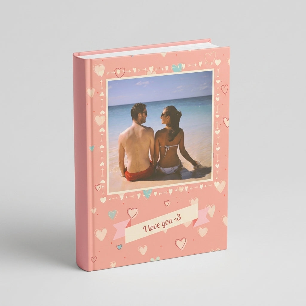 Portada del fotolibro Por Siempre Enamorados personalizado para noviazgo | AUROS