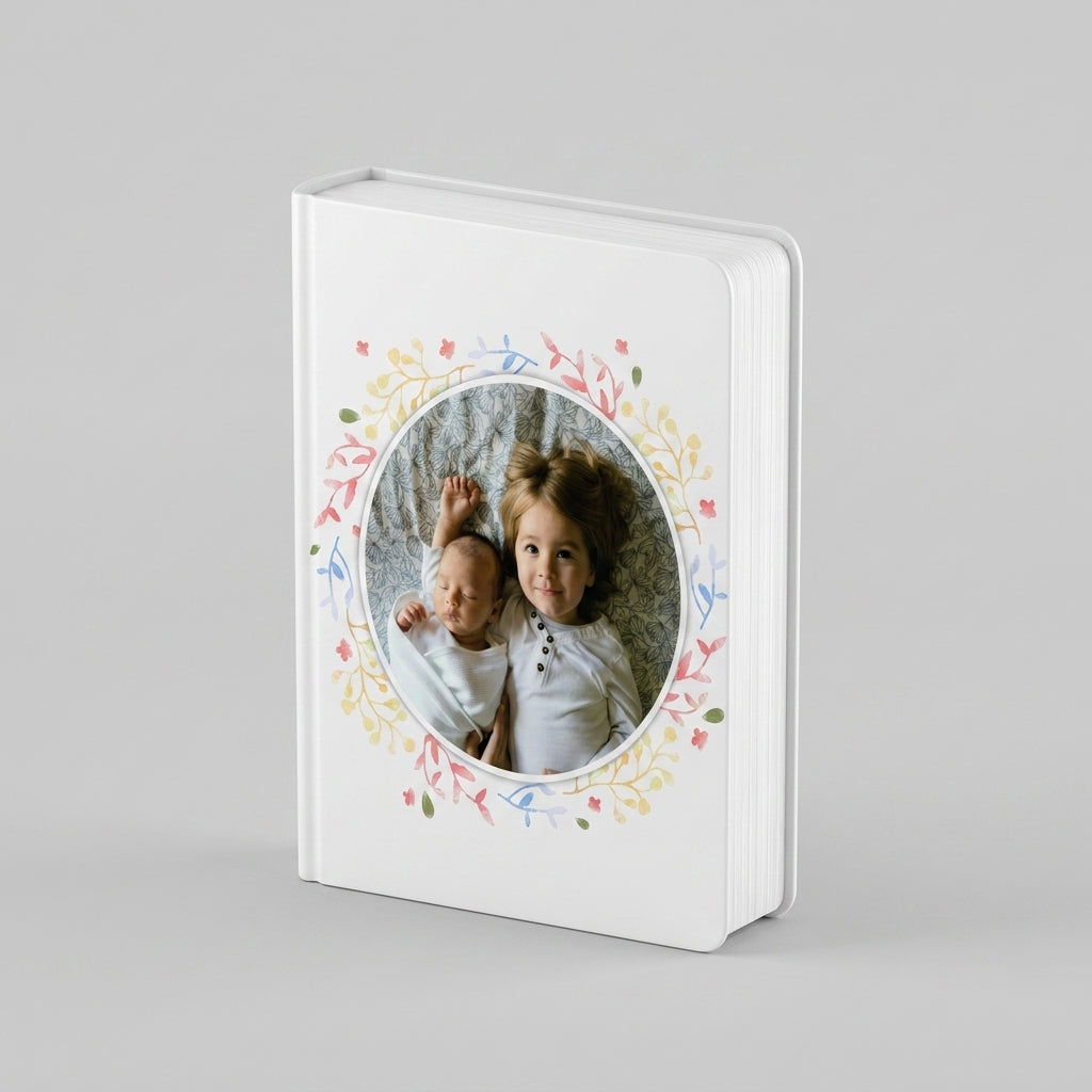 Portada del fotolibro Folk Colorido personalizado para familia | AUROS