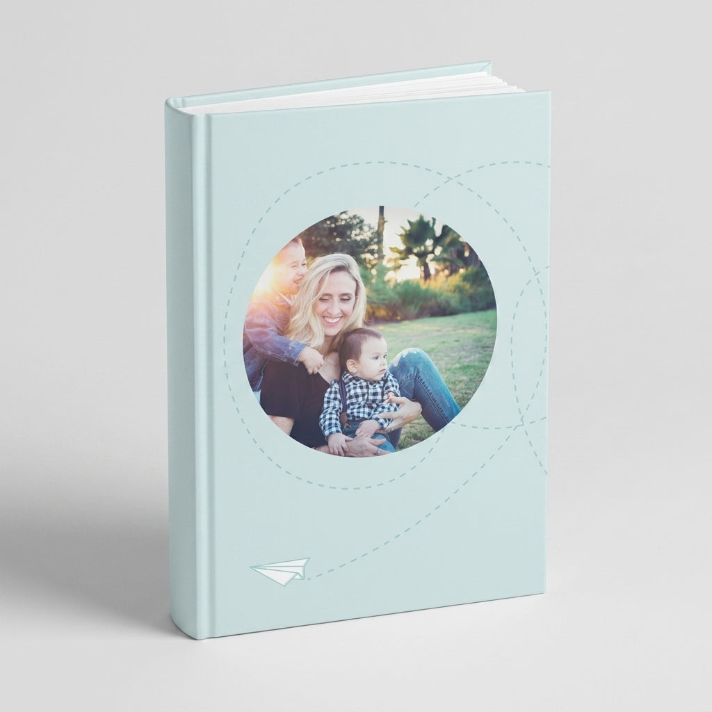 Portada del fotolibro Origami personalizado para familia | AUROS