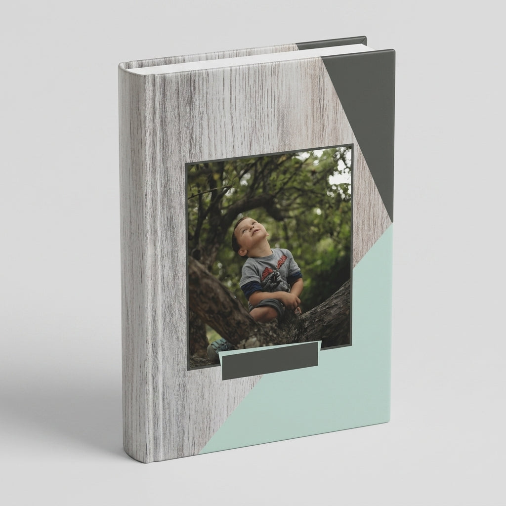 Portada del fotolibro Textura de Madera personalizado para naturaleza | AUROS