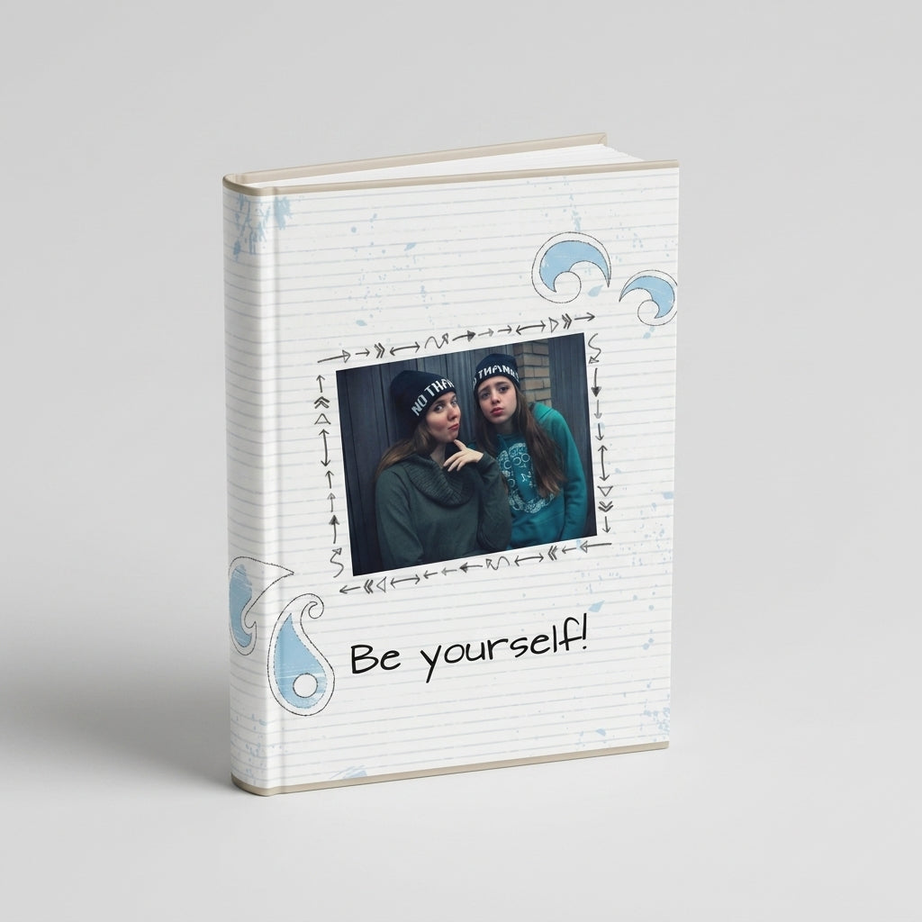 Portada del fotolibro Sé Tú Mismo personalizado para retratos | AUROS