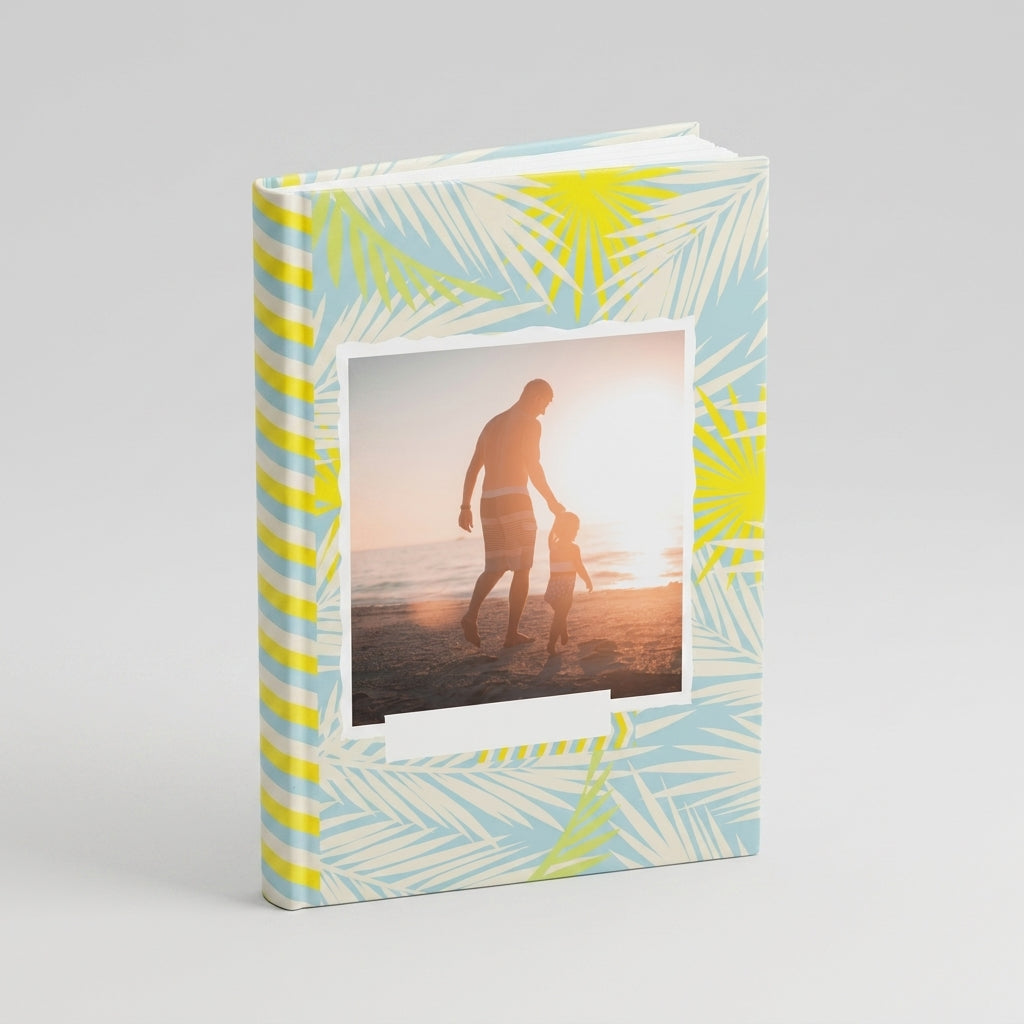 Portada del fotolibro Vacaciones Soleadas personalizado para vacaciones | AUROS