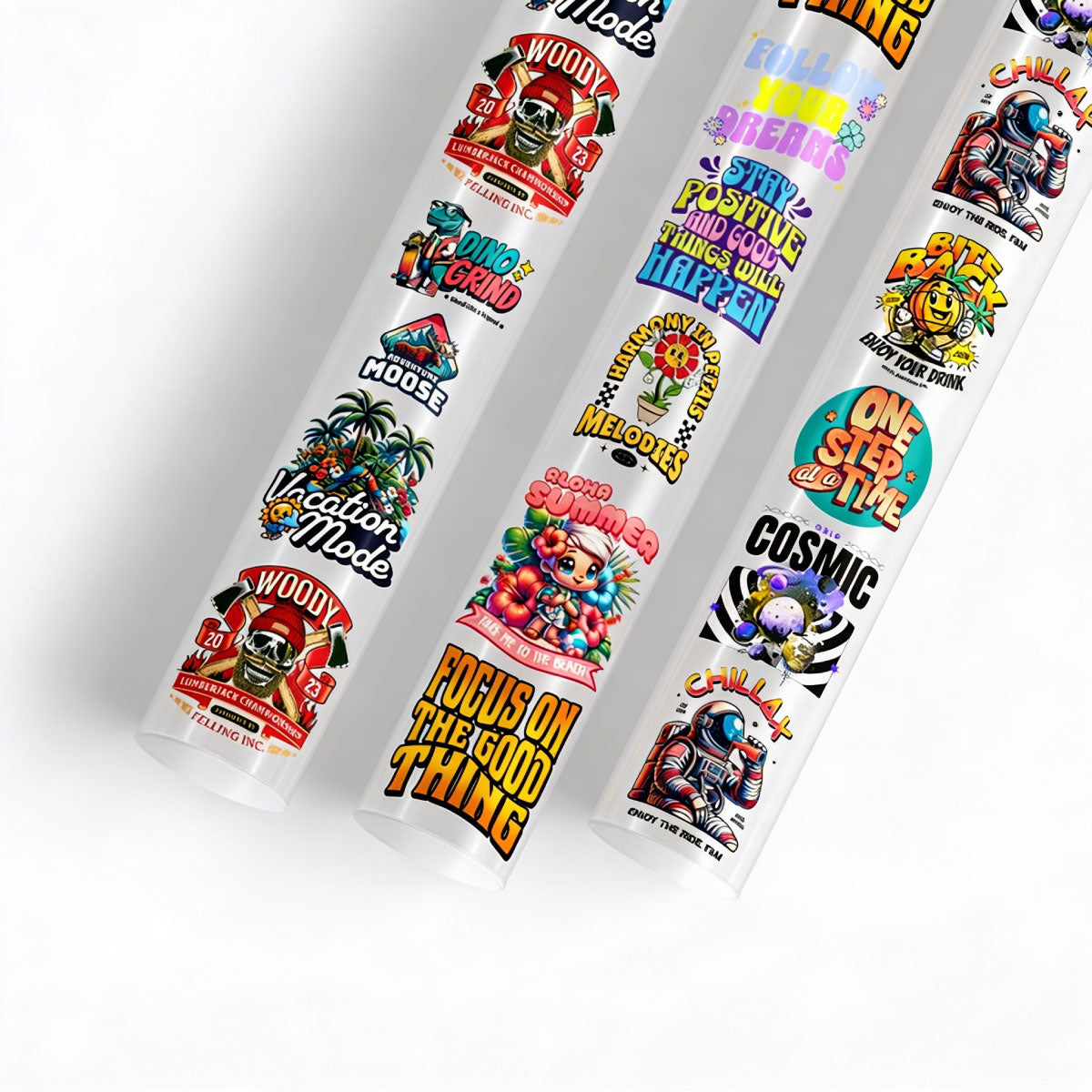 IMPRESIÓN DTF STICKERS ADHESIVOS UV - TAMAÑO 28X30