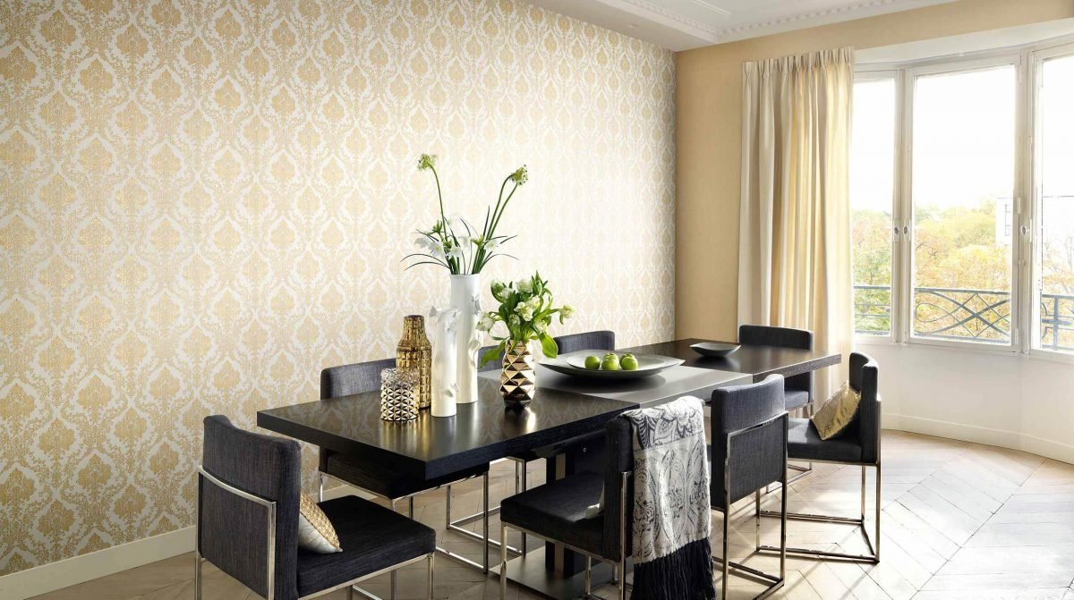 papel de colgadura para sala comedor